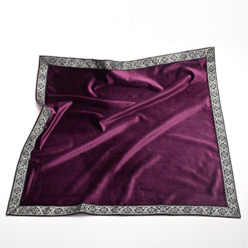 BLESSUME Atar Tarot Table Cloth and Pouch Purple