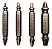 Damaged Screw Extractor Set of 4 | Screw Remover and Extractor Set | Includes a Free Plastic Organizer and Instructional Video
