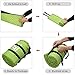 Koolsen Self-Inflating Sleeping Pad for Camping Backpacking Fishing and Climbing, Lightweight Camping Pad with Pillow, Green