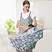 Nursing Cover - Breastfeeding Cover Carseat Canopy for Baby Infant, Car Seat Covers for Babies by YOOFOSS (Grey)
