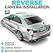 Premium Rear View Backup Camera 3rd Generation - High Definition - Reverse Back Up Camera For Car - Best View Angel - Waterproof Universal Car Backing Camera - Bracket and Flush Mount By Yanees