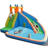 Costzon Inflatable Slide Bouncer