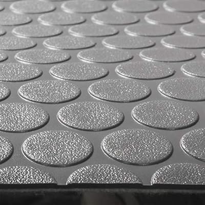 Recpro Trailer Coin Flooring Gray 8 2 Wide Nickel Pattern Rv Flooring Gym Flooring Garage Flooring 30ft