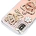 iPhone Xs Max Diamond Case,iPhone Xs Max Mirror Case,3D Handmade Bling Diamonds Shiny Rhinestone Crown Soft Mirror Case for iPhone Xs Max (6.5 inch) Rose Gold ¡­