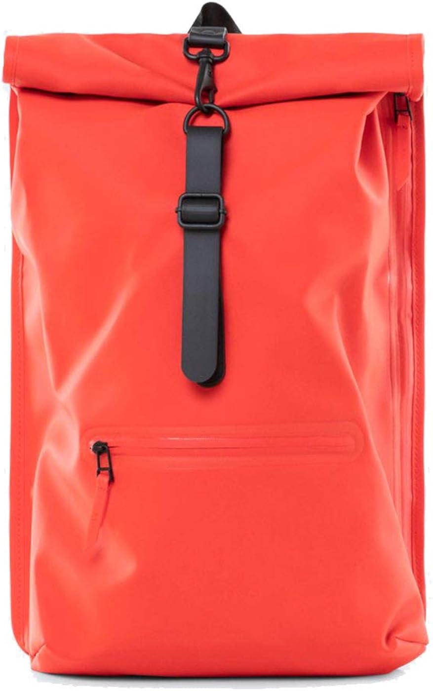 Rains Rolltop Bag Red Backpack Amazon.co.uk Clothing