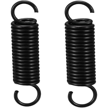 Lot De 6 Ressorts D'Extension Acier Inoxydable 16,5 X 0,94 Cm – Double Crochet – Pour Portes Garage, Machines, Bricolage Industriel