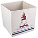 Clever Creations Lighthouse Nautical Collapsible Storage Organizer Cube Folding Storage Organizer for Nautical Themed Rooms | Perfect Size Storage Cube for Books, Shoes, Games