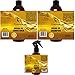 Premium Nature Argan Oil Hair Treatment Gift Set: Moroccan Argan Oil Shampoo, Conditioner & Heat Protectant Spray - Sulfate Free, Peach Scent, Damaged & All Hair Types, 3 Value Pack