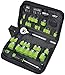 MasterTEC Compact Socket Set with Ratchet & Lime Green Zippered Case, 55 Piece