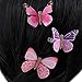 LOCOLO 20Pcs Hair Clips Butterfly Hair Clips Butterfly Snap Clips Barrettes for Toddlers Baby Girl and Women