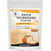 Cultures for Health Rapid Sourdough Starter - Bake Artisan Sourdough Bread in 72 Hours - Dehydrated Live Culture for Homemade Bread, Pizza Dough, Baking, &amp; Pancakes - Beginner Friendly Starter Culture