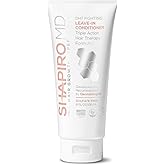 Shapiro MD Hair Growth Experts Hair Loss Leave-in Conditioner, DHT Fighting Vegan Formula for Thinning Hair Developed by Dermatologists, Experience Healthier, Fuller Thicker Hair - 1 Month Supply