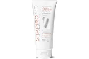 Shapiro MD Hair Growth Experts Hair Loss Leave-in Conditioner, DHT Fighting Vegan Formula for Thinning Hair Developed by Dermatologists, Experience Healthier, Fuller Thicker Hair - 1 Month Supply