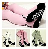 Gellwhu 3-Pack 0-3T Baby Girls Toddler Legging Pants Tights Stockings Non Skid