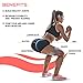 Victorem Resistance Hip Booty Bands Set - Fabric Bands for Glutes and Legs Exercise - with Digital Workout Guide (White, Grey, Black)
