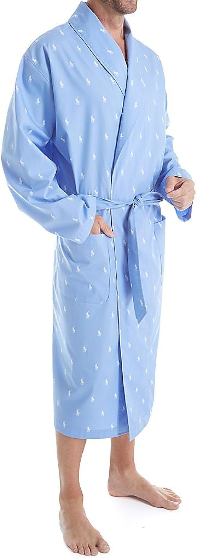 big pony cotton terry robe