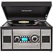 Crosley CR2413A-BK Memory Master II Turntable with Radio, CD Player/Recorder, Cassette and Aux-In, Blackthumb 4