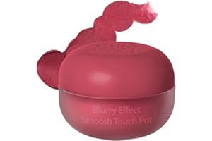 MILKTOUCH dearthing Blurry Effect Smooth Touch Pot - Lip and Blush, Soft Airy Matte Finish, Vivrant Color (05 Winter Mocha, 0.16 Fl Oz)