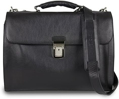 DUOMO Italian Leather Bronzino Laptop Brief