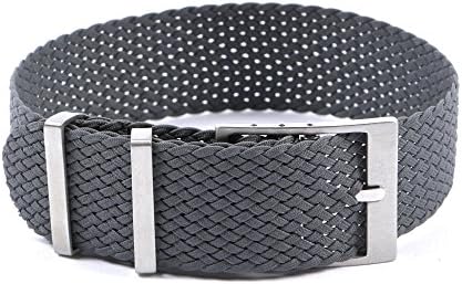 Perlon watch strap watchstrapon style Grey