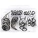 Croch 7 Sizes 40 Pcs Fishing Rod Tip Repair Kit Stainless Steel