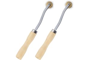 2 PCS Tracing Wheel, Professional Stitch Marking Spacer, Sewing Tracing Wheel for Tracing Paper, Pounce Wheel for Sewing Patt