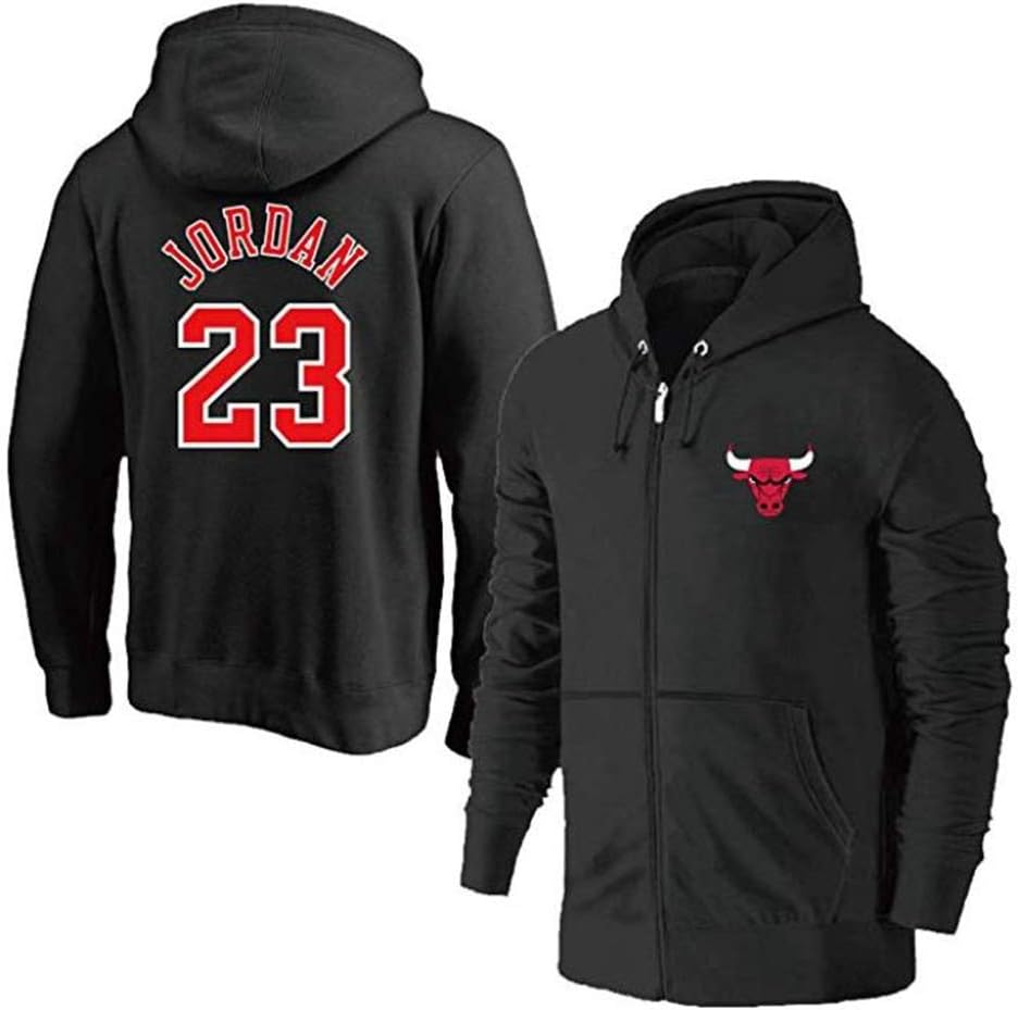 LLYLL Basketball jersey Pullover Chicago Bulls #23 Michael Jordan Long Sleeve T-Shirt Printed Hooded Top Casual Comfortable Sweatshirt