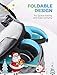 Mpow CH9 Kids Headphones Bluetooth 5.0 LED Light, 14Hours Playing Wireless Foldable Headset w/Mic, Volume Limited 85dB-95dB for PC/Cellphone/TV/Schoolthumb 3