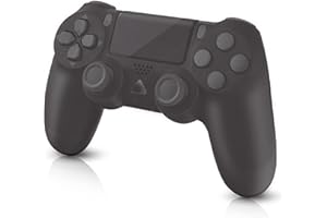 Turquvix Wireless Controller for PS-4, with Audio Jack, Vibration, Six-Axis Motion Control, Touchpad, Compatible with Play St