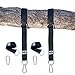 Tree Swing Hanging Kit Holds 2000lbs|10ft Extra Long Straps| Easy & Fast Swing Hanger Installation to Tree| 2 Strap & Carabiner Hooks| Perfect For Swings, Hammocks & Anything Else You Can Imagine|