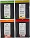 Chef's Cut Real Jerky 4 Variety Bundle - Original Recipe Steak, Chipotle Cracked Pepper Steak, Original Recipe Turkey, Honey Barbecue Chicken, 4 x 2.5 Oz Bags