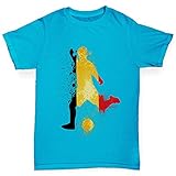 TWISTED ENVY Boys Novelty t Shirts Football Soccer Silhouette Belgium