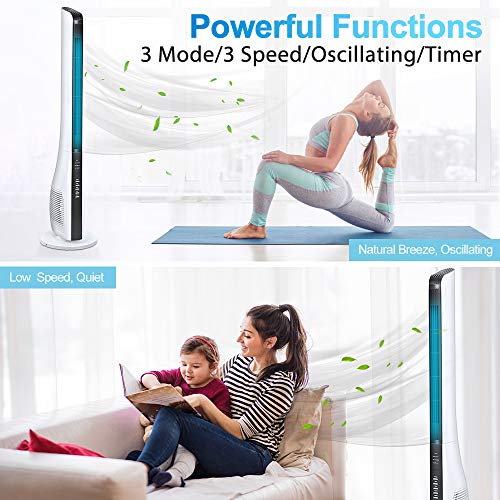 3 Bladeless+Oscillating+Control+Cooling+Bedrooms