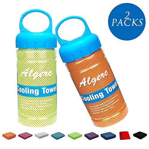 Algerc Cooling Towel Instant Cooling Sports Towel Chill Feeling Golf Towel Relief, Super Soft