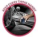 Caddy Catcher and Car Seat Organizer By Brandwhite; - Extra Durable Side Gap Pocket For Wallet, Phones, Maps, Cash & Glasses-Spacious, Best Car Storage (Pack Of 2)