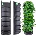 Meiwo New Upgraded Deeper and Bigger 7 Pocket Hanging Vertical Garden Wall Planter for Yard Garden Home Decoration primary