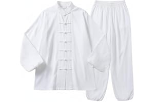Chinese Tai Uniform 1set Traditional Uniform Training Cloth with Pants Taichi Performance Suit for Men Women