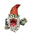 FICITI G150028 Zombie Gnome Garden Statue Sculpture, Scary Gnome, Halloween Decoration