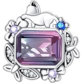 TBYHR 925 Sterling Silver Charms for Bracelets and Necklaces Lipstick and Perfume High Heels Dangle Pendants Heart Butterfly Bead Charms Halloween Christmas Gift for Womens