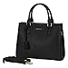 Hynes Victory Womens Classy Satchel Handbag (Black)