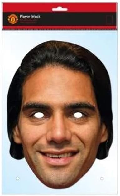 Manchester United Falcao Face Mask Players Eye Holes Official Football Soccer Amazon Co Uk Clothing
