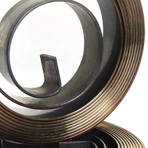 ToToT 2pcs Drill Press Quill Return Spring Metal Coil Assembly 10mm For Vacuum Cleaner Coil Spring, Volume Tube Coil Spring, Safety Belt Coil Spring