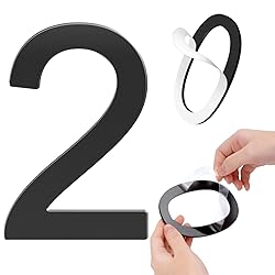 4 Inch House Numbers Self-adhesive House Number