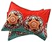 YMY Lightweight Microfiber Duvet Cover Set, Bohemian Exotic Floral Bedding Set (Boho Vintage, Queen)