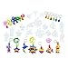 Colorations Sand Art Necklace & Key Chain Group Pack, 28 Projects, Gift, DIY, Arts & Crafts, For Kids, School, Home, Party Favors, Party Activity, VBS (FILLRUP)