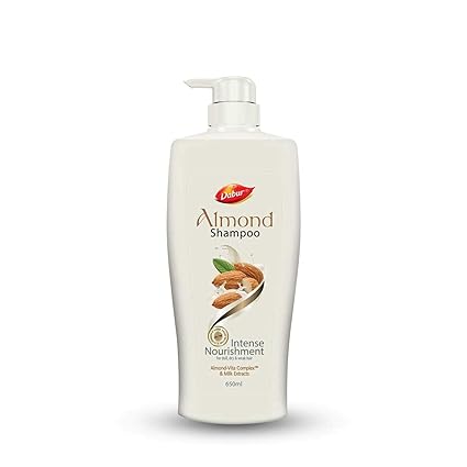 Dabur Almond Shampoo - With Almond-Vita Complex & Milk Extracts - 650 ml