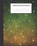 Composition Notebook: Twilight Fading Night Sky Pattern College Ruled Notebook Lined School Journal