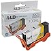 LD © Lexmark Compatible 100XL / 100 Set of 3 High Yield Ink Cartridges: 1 each of Cyan 14N1069, Magenta 14N1070, and Yellow 14N1071