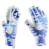 Booms Fishing FG2 Fingerless Gloves Fishing Sun Gloves UPF50+