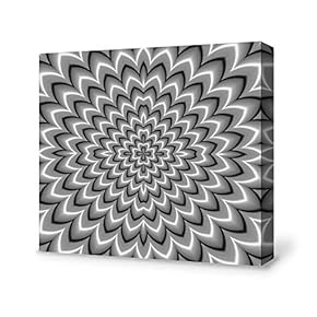Canvas Wall Art for Living Room,Bedroom Home Artwork Paintings Visual Illusion Ready to Hang - 12x12 inches